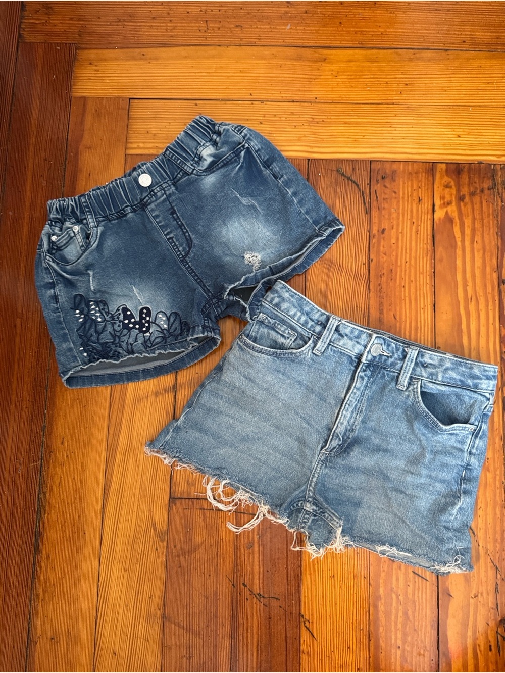 Blue Denim Girls' Shorts 2 Pack